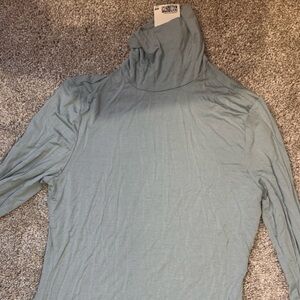 H&M Soft Sage Long Sleeve Top